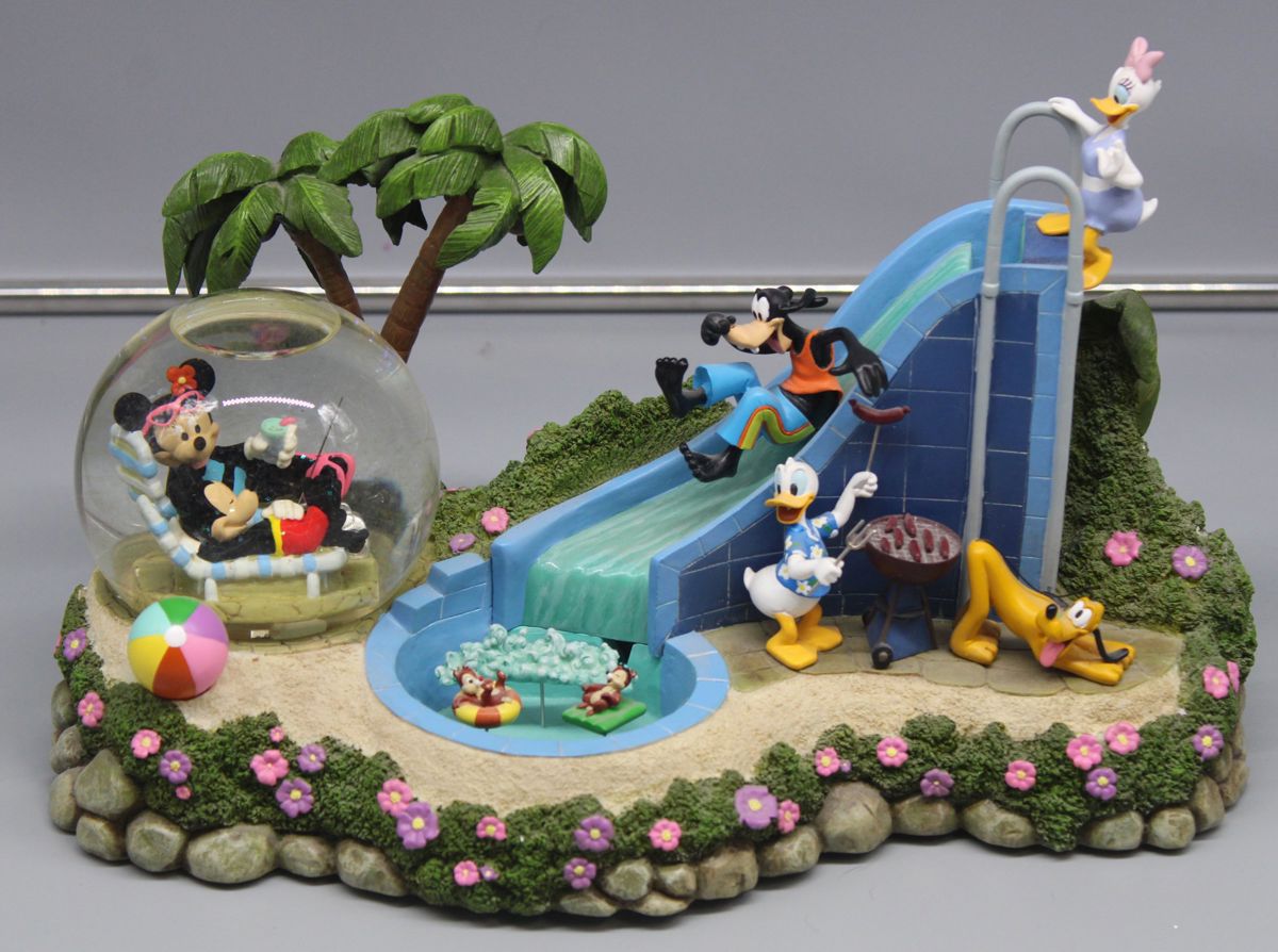 Walt Disney 100th Year Mickey Mouse “Celebrating His Life and Legacy” Snow Globe Sculpture