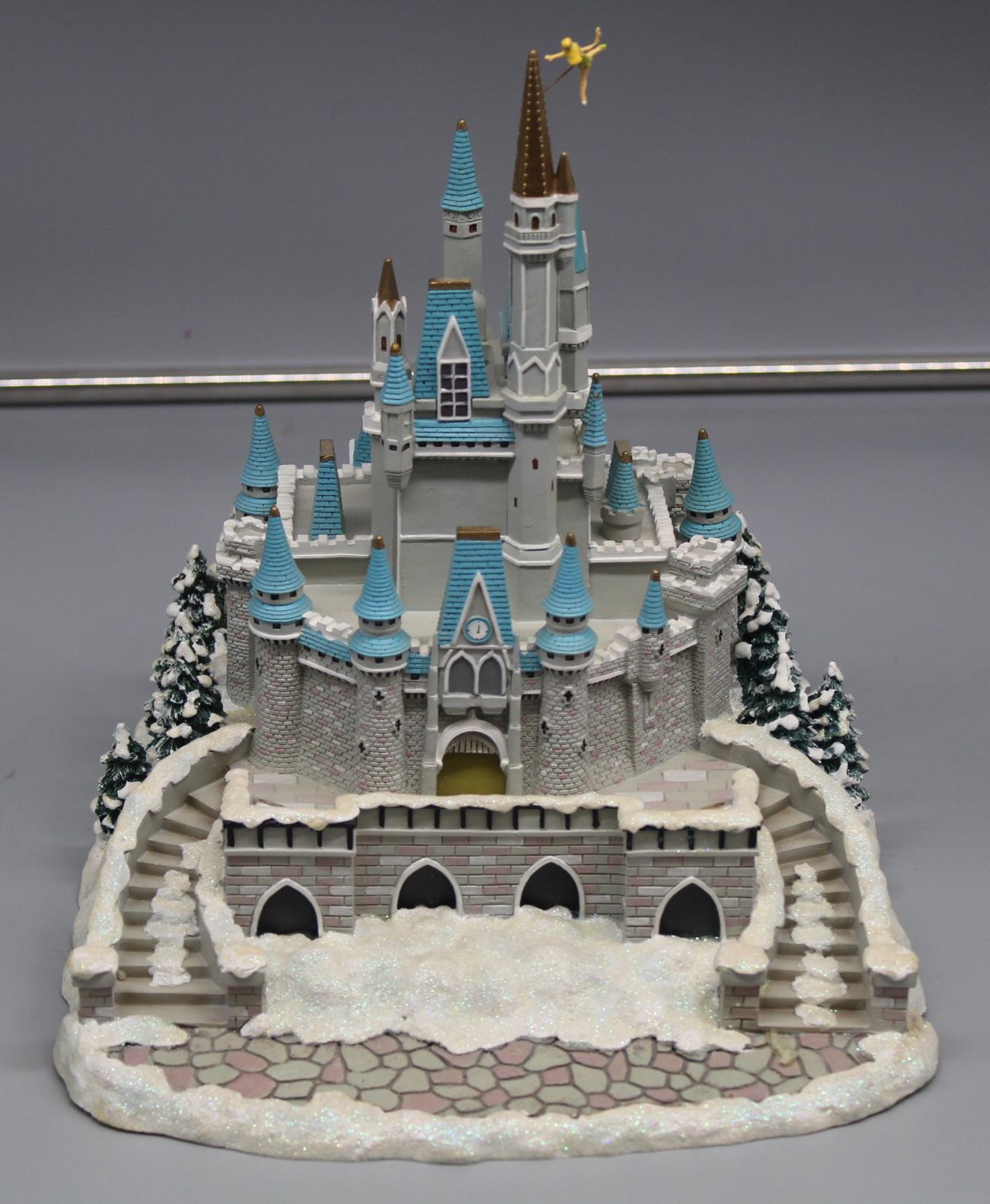 Disney Village Light-Up Cinderella Castle with Tinker Bell