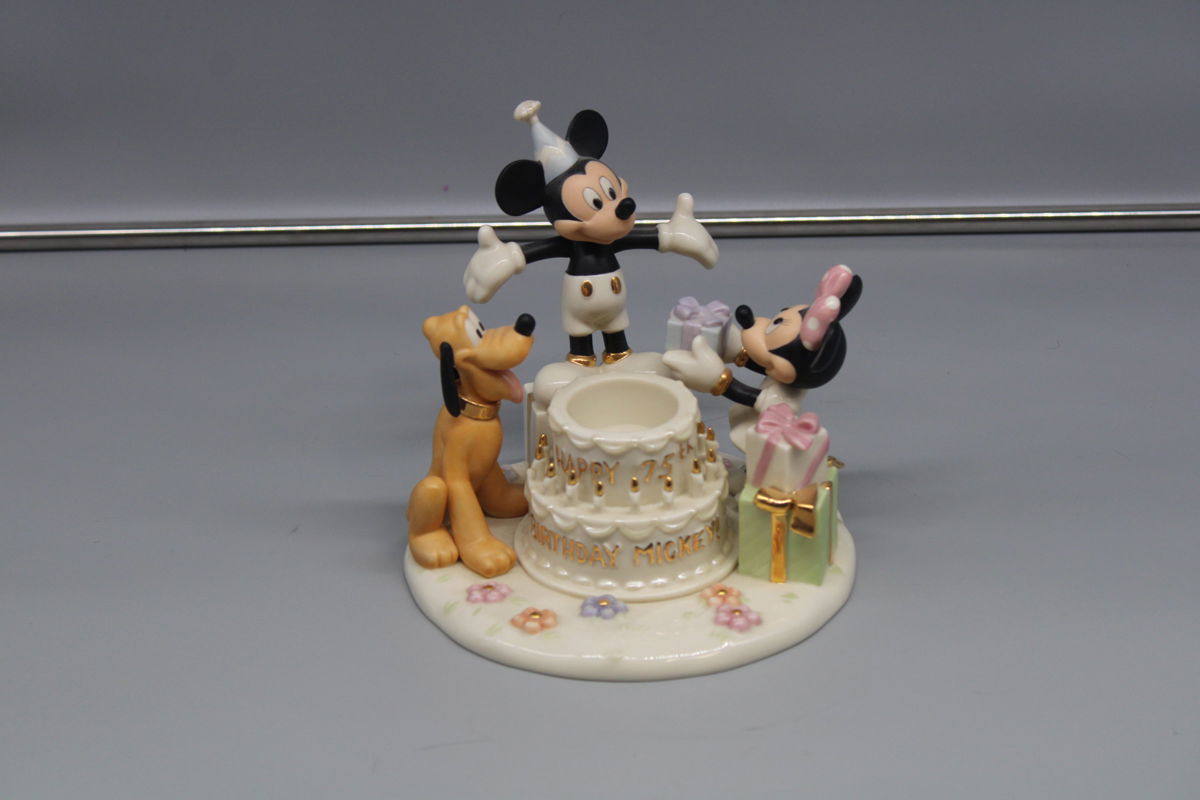 Lenox Disney “Happy 75th Birthday Mickey” Votive Candle Holder