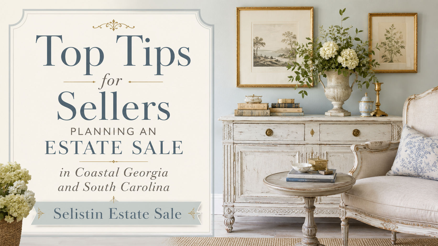 Top Tips for Sellers Planning an Estate Sale in Coastal Georgia and South Carolina
