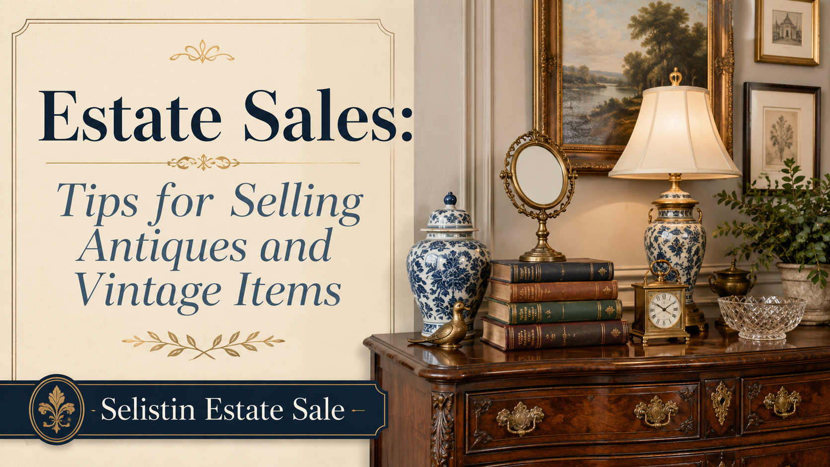 Estate Sales: Tips for Selling Antiques and Vintage Items